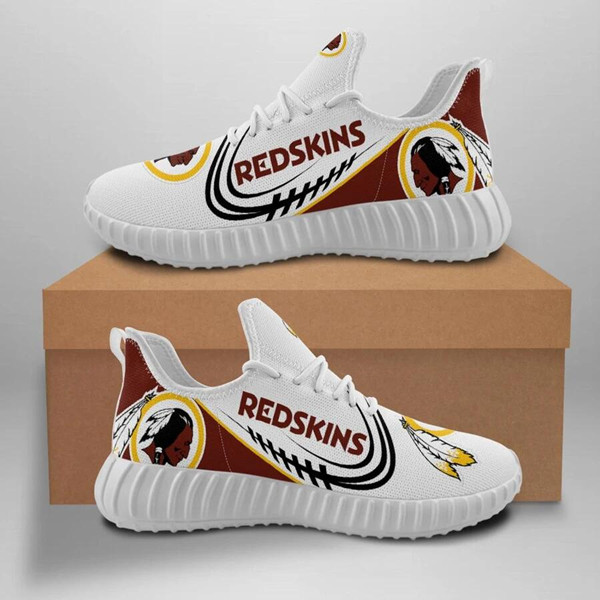 Men's Washington Redskins Mesh Knit Sneakers/Shoes 001 Men's Washington Redskins Mesh Knit Sneakers/Shoes 001